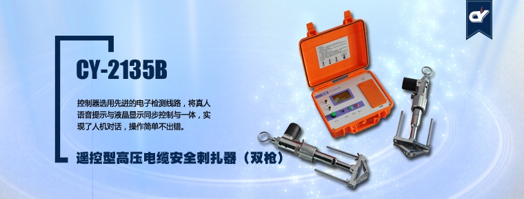 CY-2135B 遙控型高壓電纜安全刺扎器（雙槍?zhuān)? style=